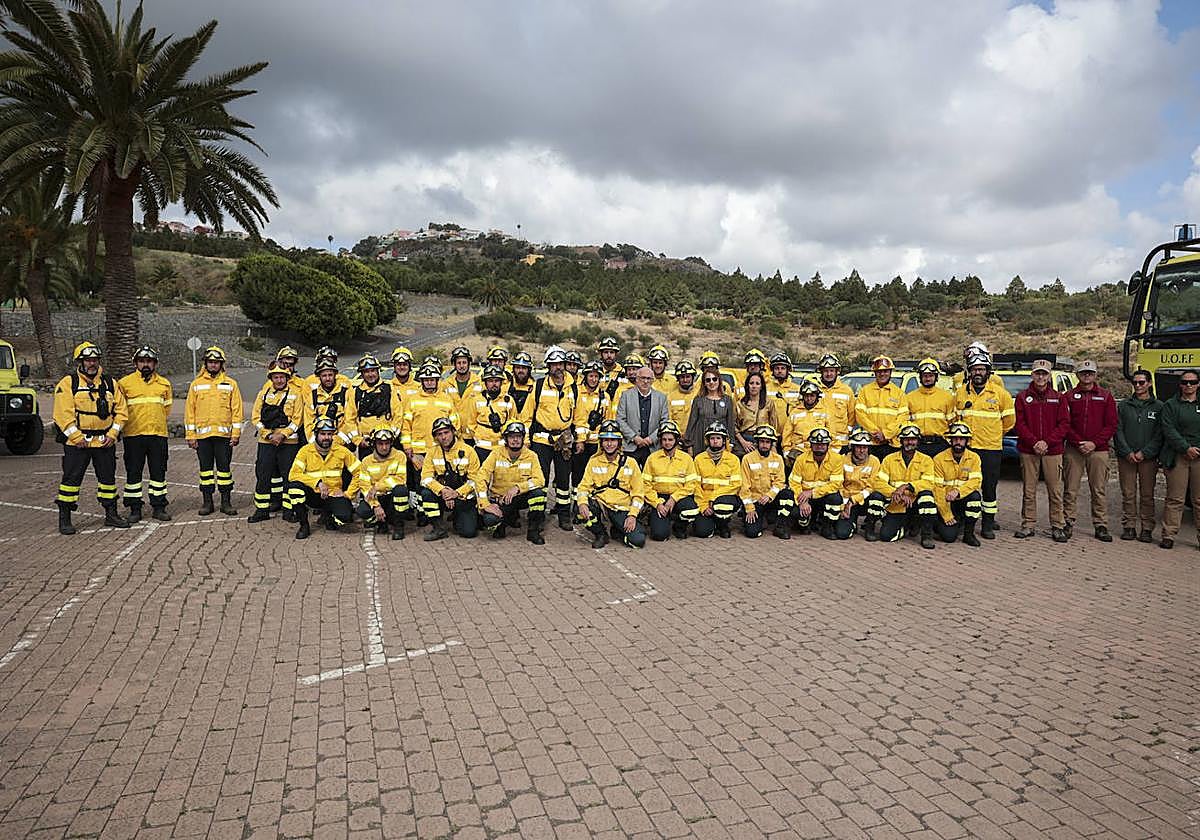 Parte del dispositivo contra incendios forestales de 2023 presentado este miércoles.