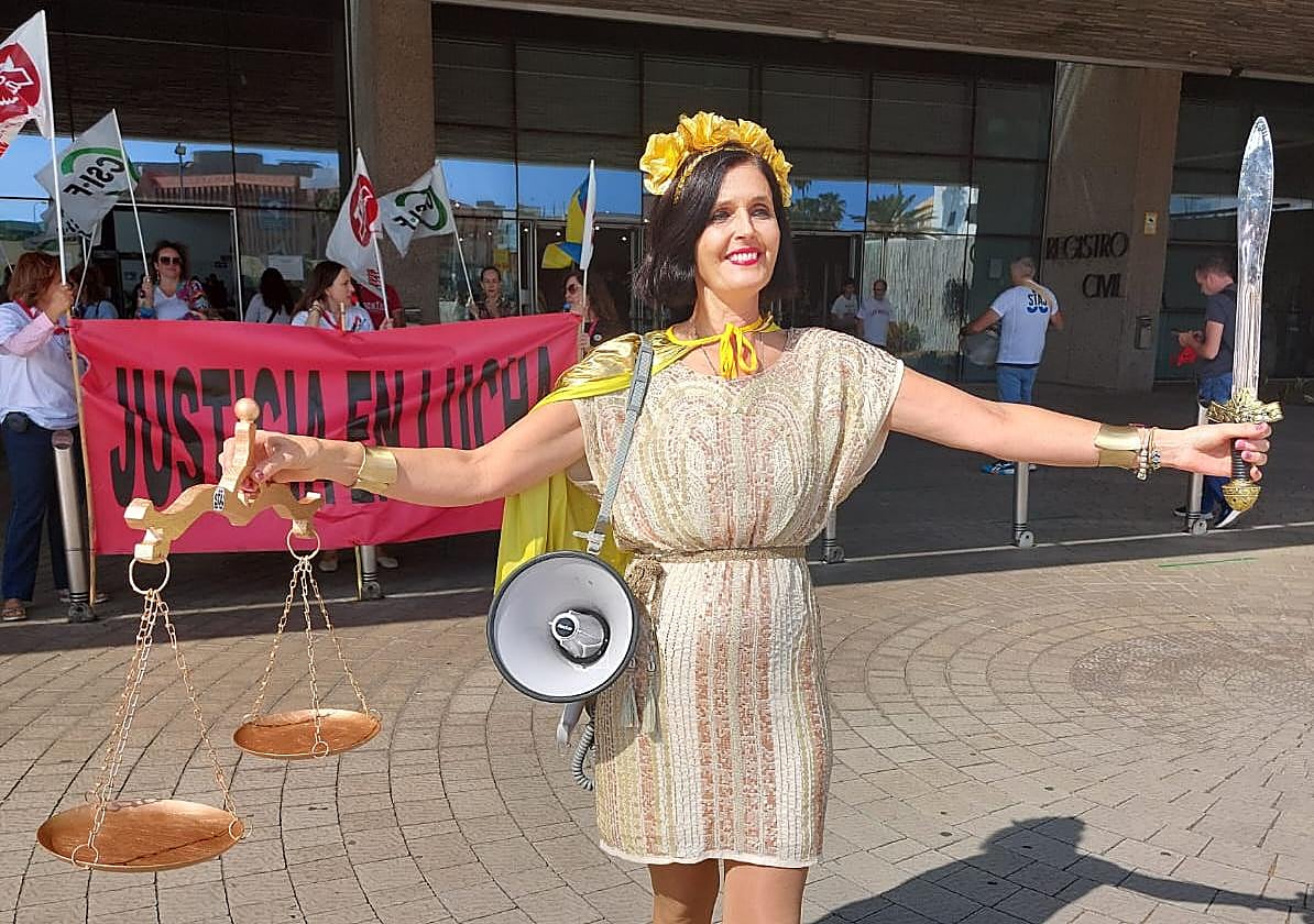 Nuevo paro de los funcionarios de Justicia en Las Palmas de Gran Canaria