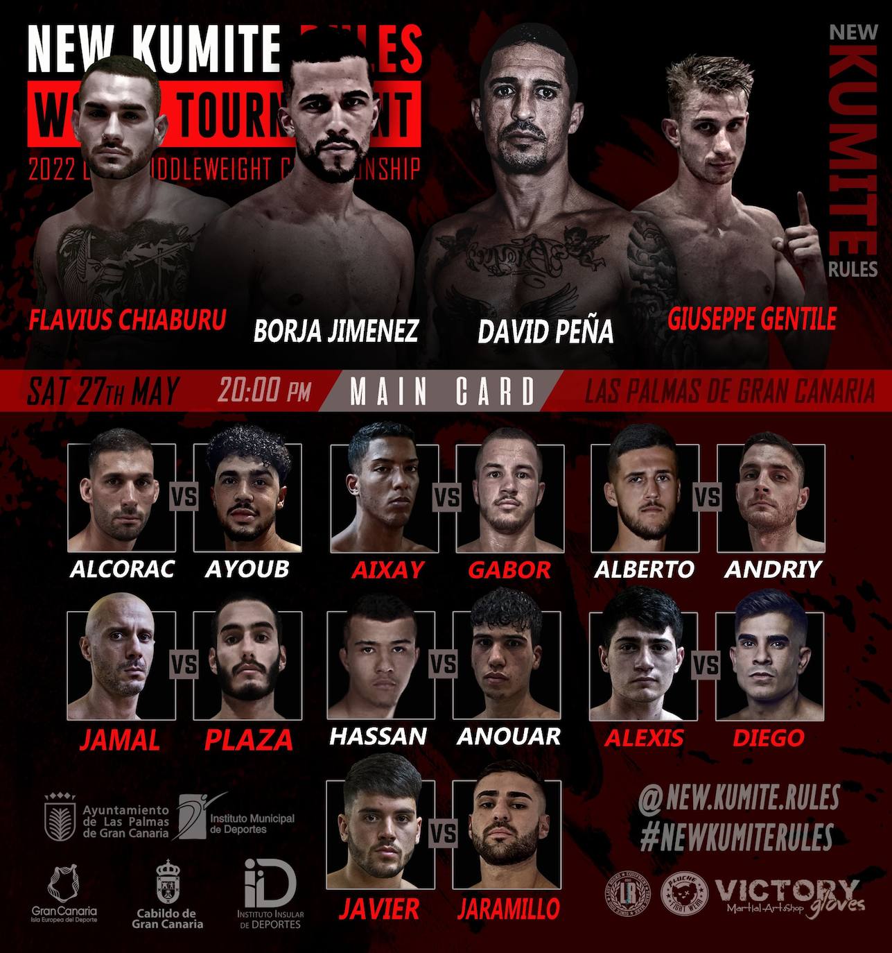 Imagen secundaria 1 - New Kumite Rules repite este sábado con los mejores luchadores