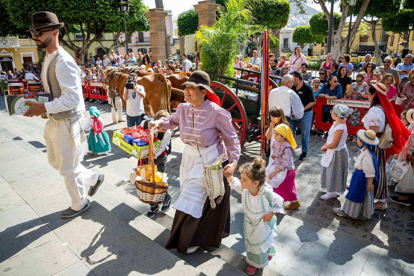 Romería infantil en Gáldar