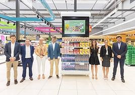 José Pedro Terre (Tirma), David Pérez (Isola), Pilar Díaz (La Isleña), Emilio Molina (Bandama), Olivia Llorca (HiperDino), Ana Belén Quintana (Agua Firgas), y Luis M. Vázquez (Gofio La Piña).