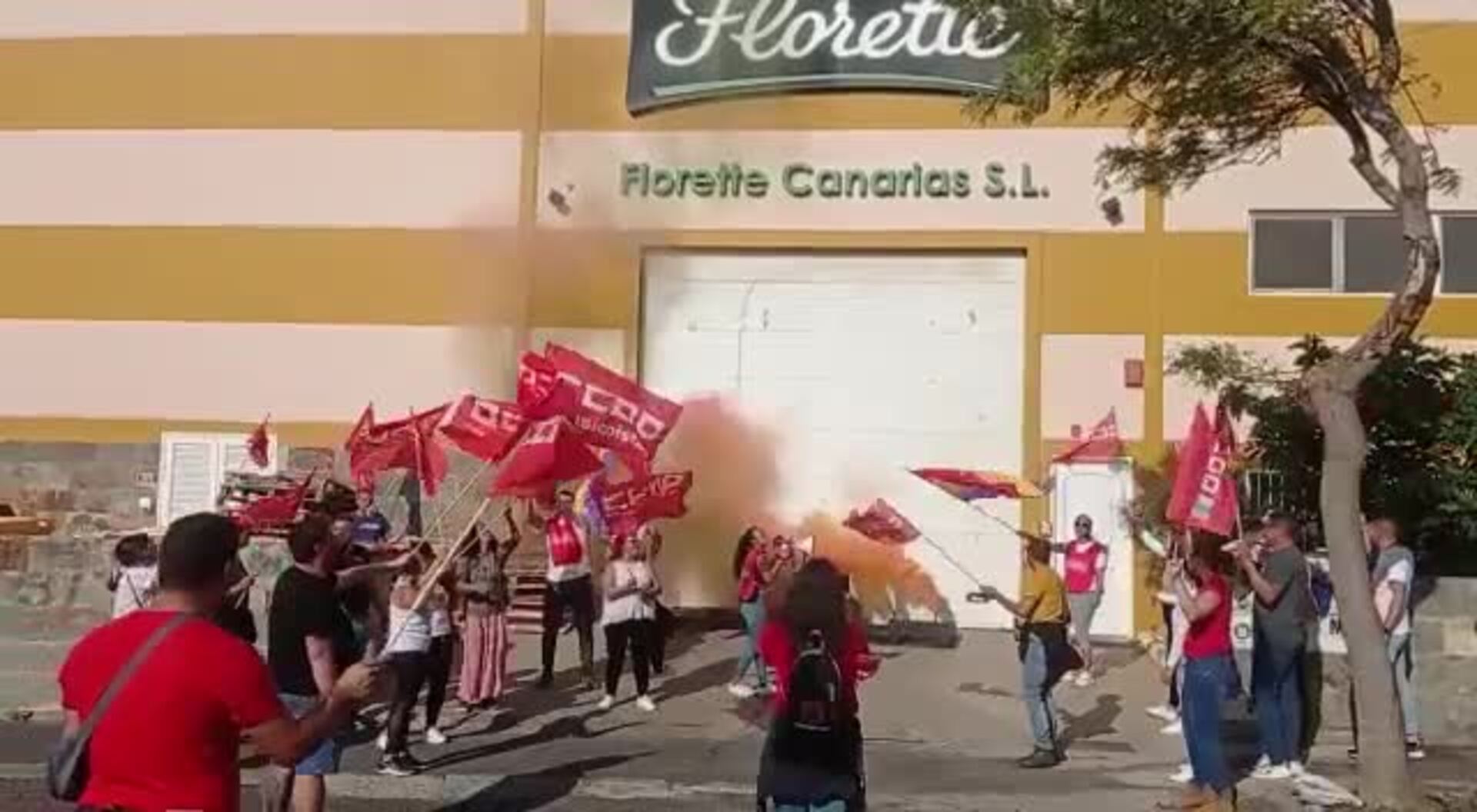 Los trabajadores de Florette, en huelga