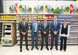 De izq. a dcha. José Miguel Gonzáílez, José Carlos Francisco, Javier Puga, Aridani Ramírez y Sandra Hernandez.