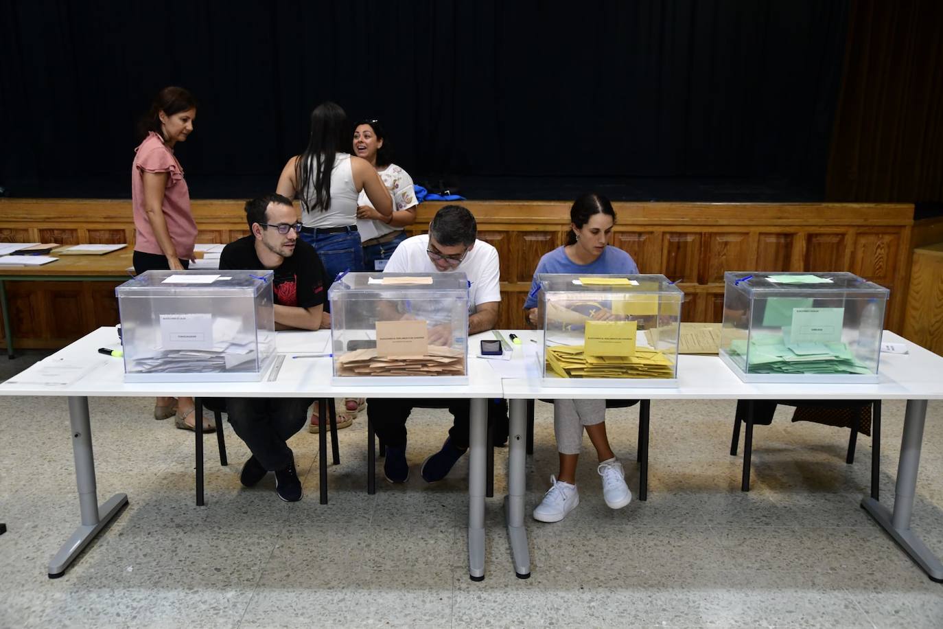 Así se ha vivido la noche electoral en los partidos