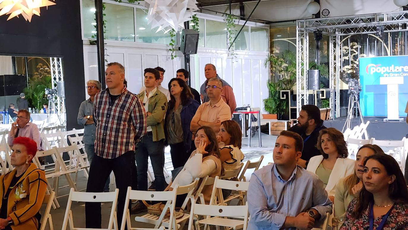 Así se ha vivido la noche electoral en los partidos