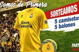 CANARIAS7 sortea camisetas y balones de la UD firmados por la plantilla del ascenso