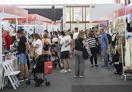 Público en la primera jornada de la Feria de las Oportunidades.