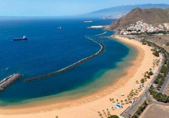 Imagen de la playa de las Teresitas.