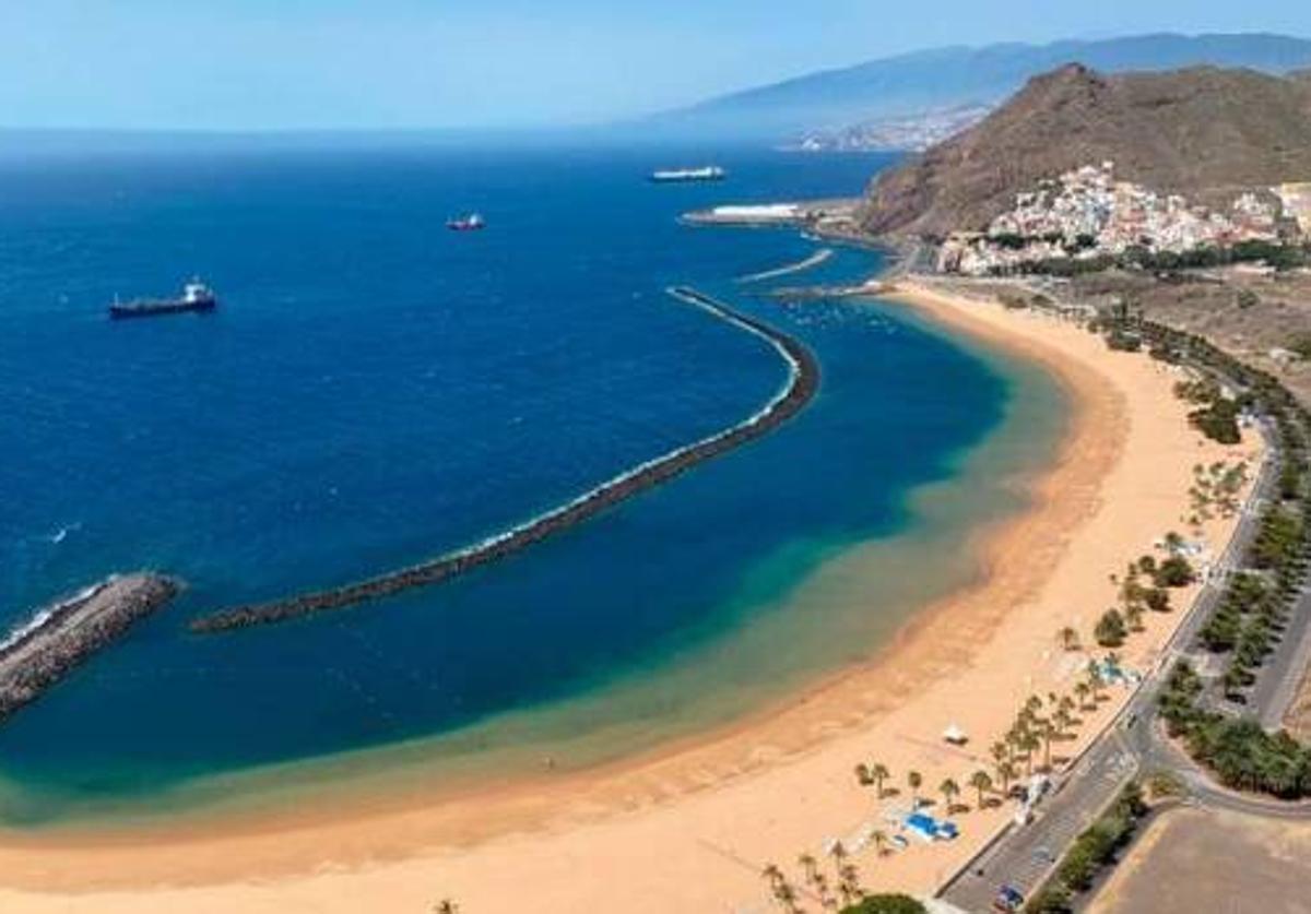 Imagen de la playa de las Teresitas.