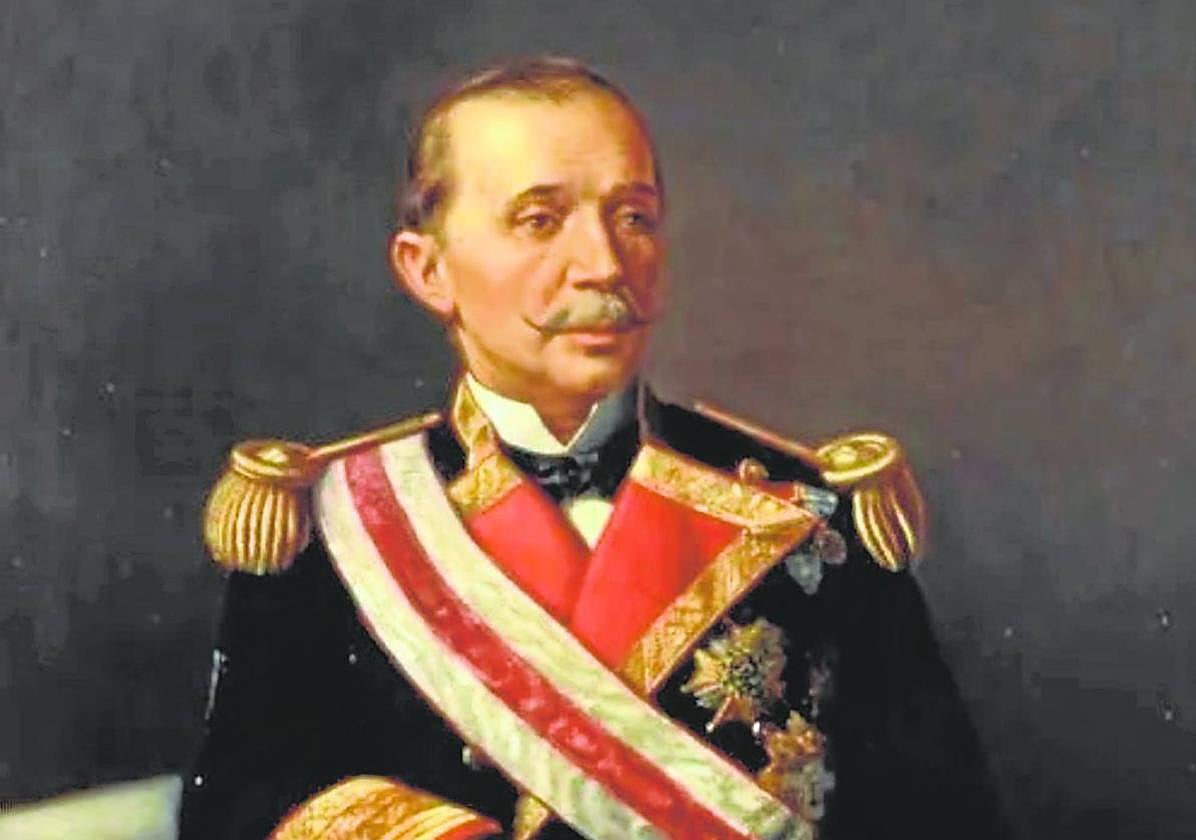 Imagen del almirante Juan Bautista Antequera y Bobadilla.