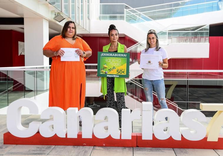 Sara Nuez y Karina Bethencourt, ganadoras del concurso '¿Qué sabes de Canarias?'