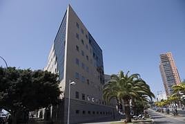 Imagen de archivo del Palacio de Justicia de Santa Cruz de Tenerife.
