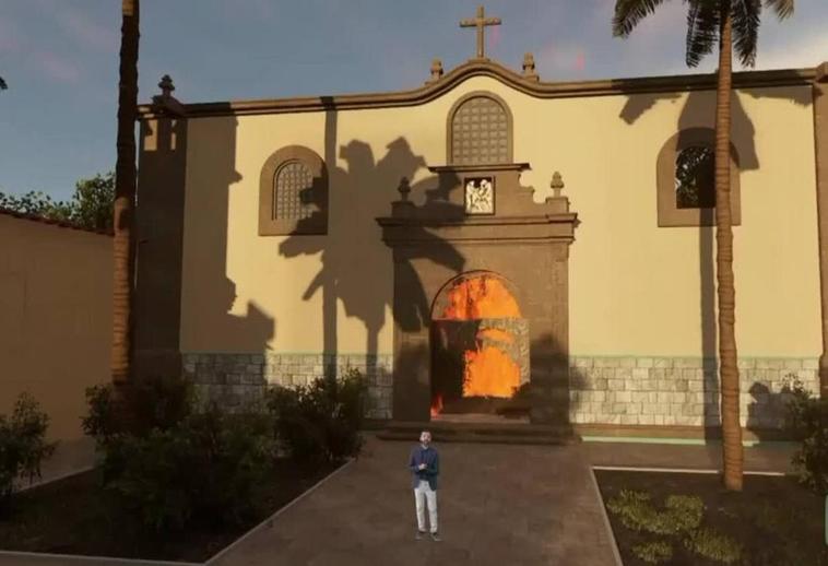 El incendio de San Agustín de La Laguna en realidad virtual