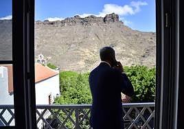 Más políticos que santos en la procesión de San Antonio el Chico en Mogán