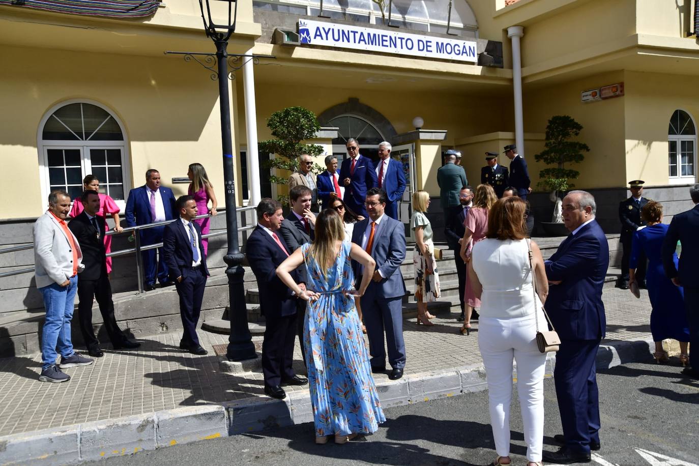 Más políticos que santos en la procesión de San Antonio el Chico en Mogán