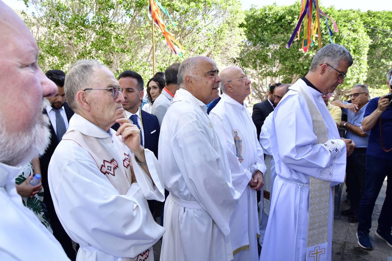 Más políticos que santos en la procesión de San Antonio el Chico en Mogán