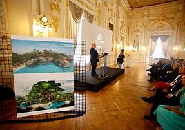 Presentación del proyecto en el Gabinete Literario.