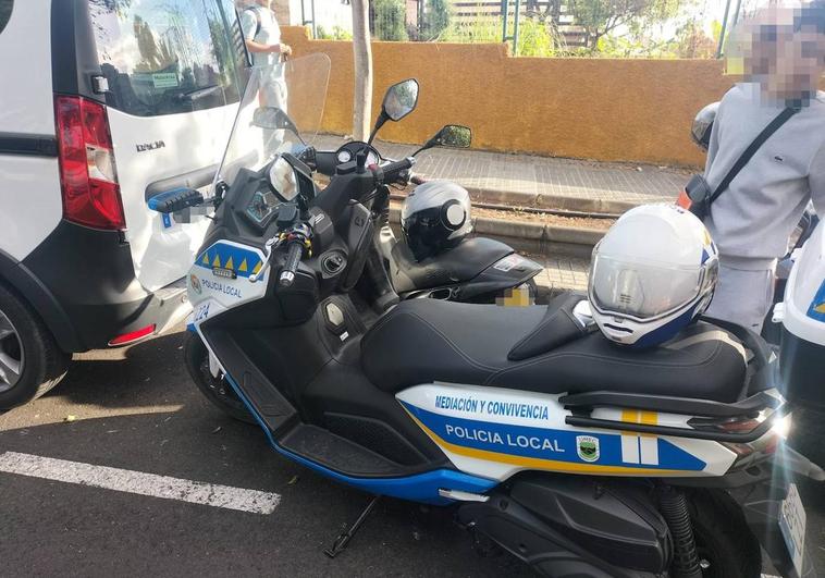 Un niño de 15 años intenta huir de la Policía en una moto sin seguro