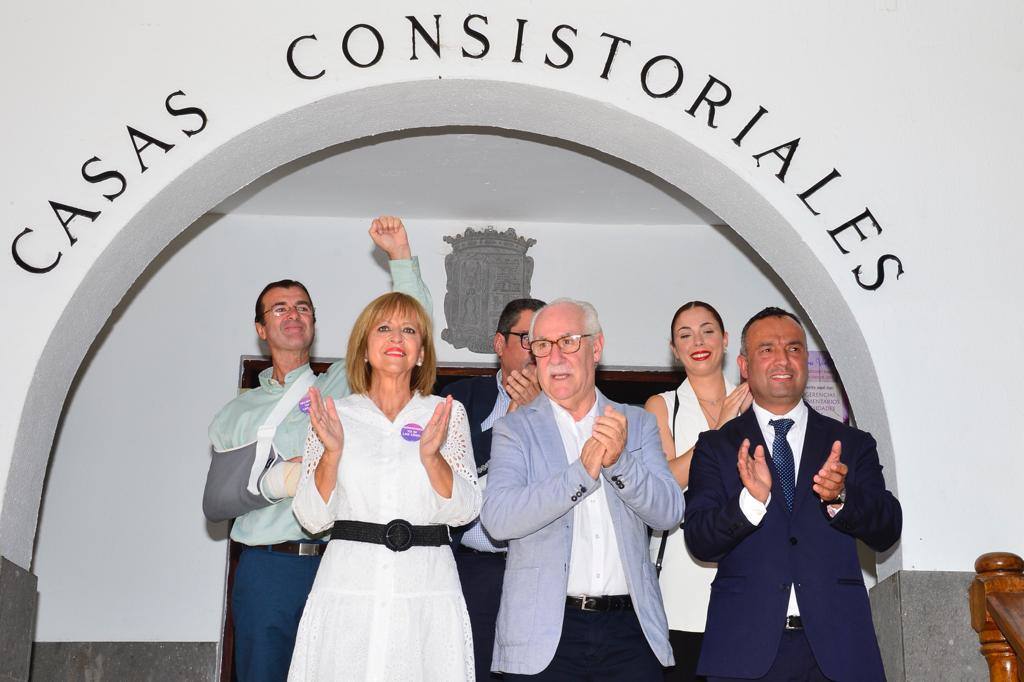 Alexis Ramos recoge el bastón de mando en San Mateo