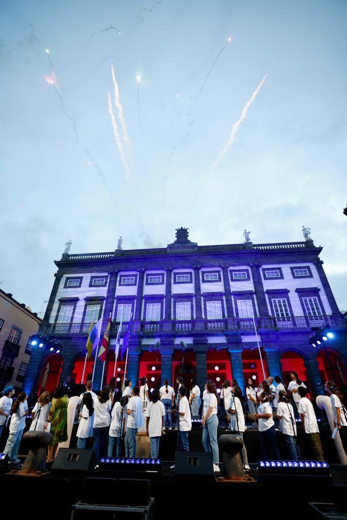 El pregón de la capital grancanaria, en imágenes