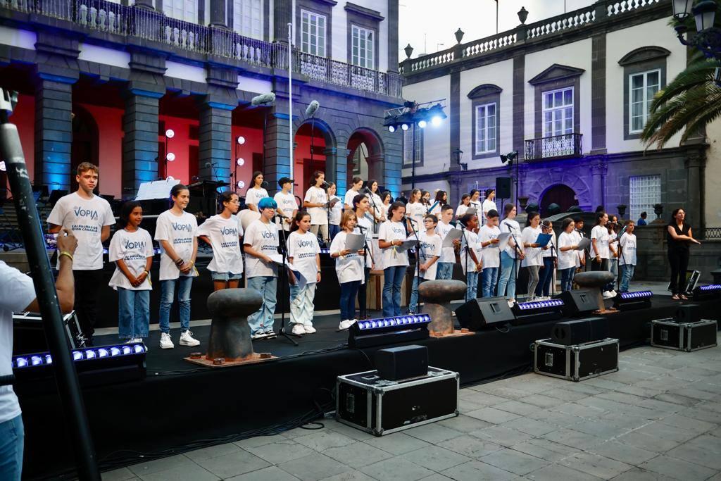 El pregón de la capital grancanaria, en imágenes