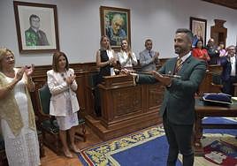 Juan Antonio Peña recoge el bastón de mando como alcalde de Telde.