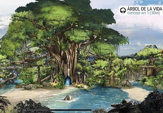 Recreación de cómo será la principal atracción del Siam Park Gran Canaria.