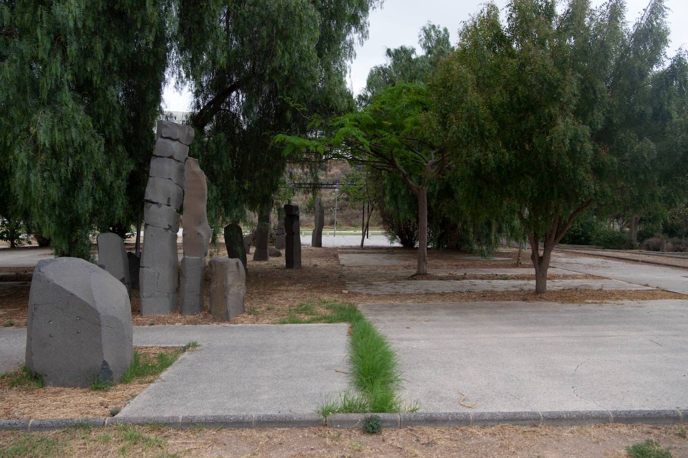 El parque Hoya de Aríñez, en estado ruinoso