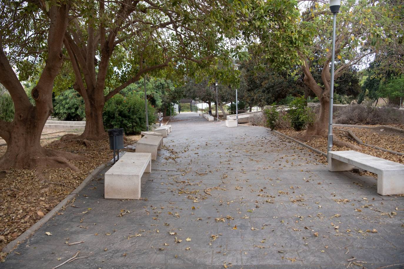El parque Hoya de Aríñez, en estado ruinoso