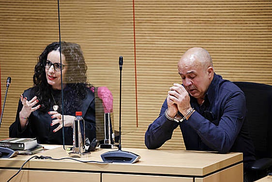 La letrada Dara Lorenzo y el condenado José Marcial Pastor.