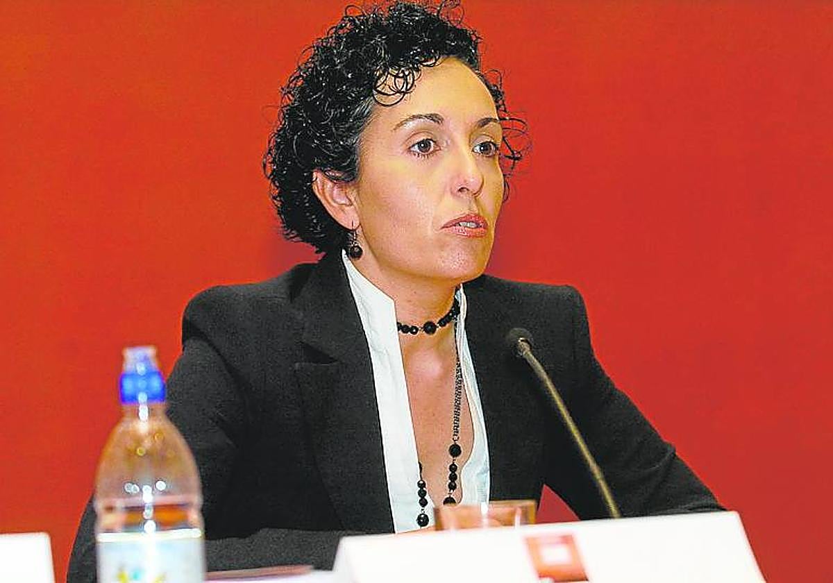 La fiscal, Evangelina Ríos, que presentó escrito de querella.