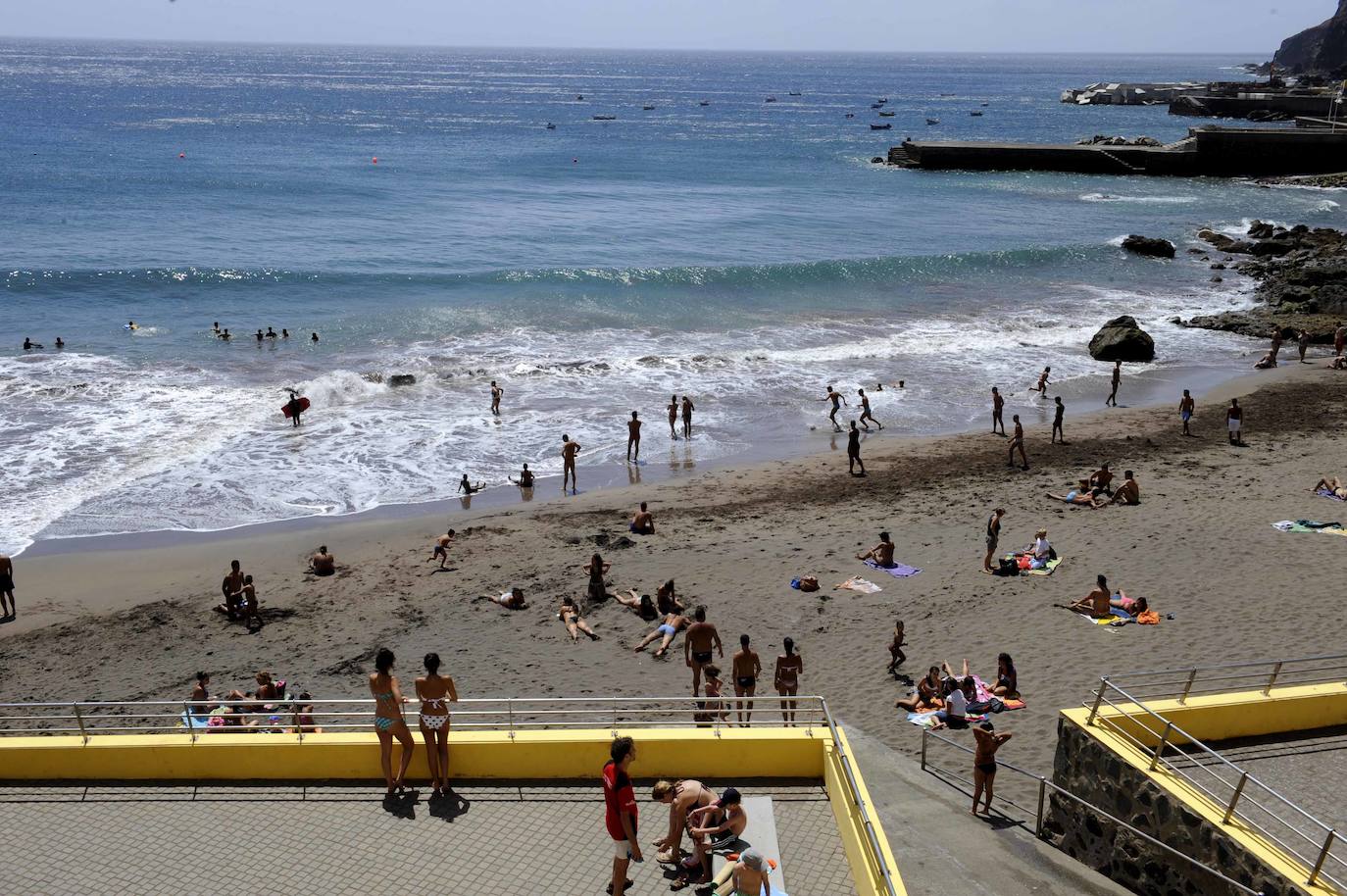 La playa de Sardina, en Gáldar.