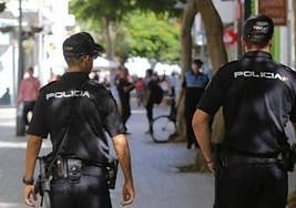 Imagen de archivo de policias nacionales.