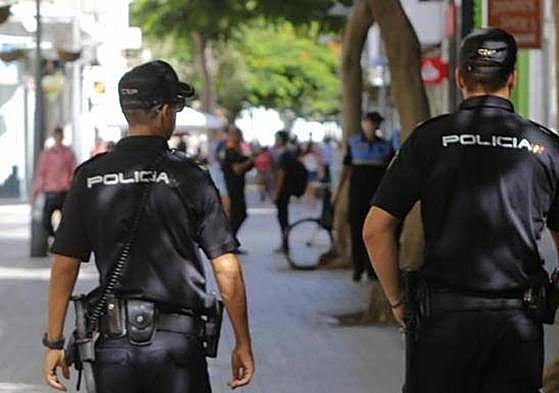 Imagen de archivo de policias nacionales.