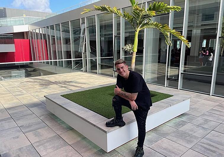 Juanfran, en las instalaciones de CANARIAS7.