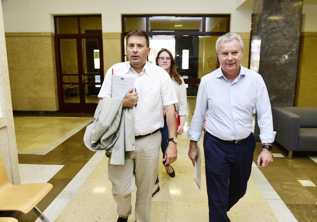 Luis Ibarra y Sebastián Franquis, en una imagen de 2019.