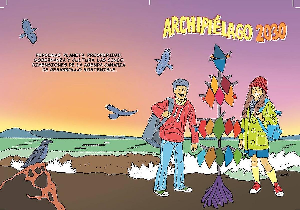 'Archipiélago 2030', el cómic del Gobierno de Canarias que enseña la sostenibilidad