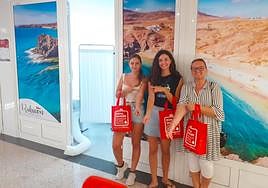 Donantes en Playa Blanca.