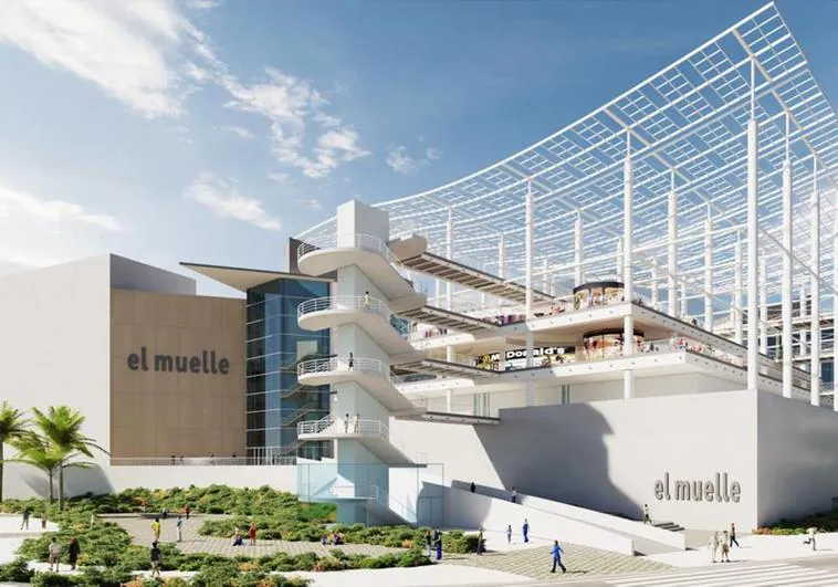 Imágenes de cómo será el Centro Comercial El Muelle tras la reforma.
