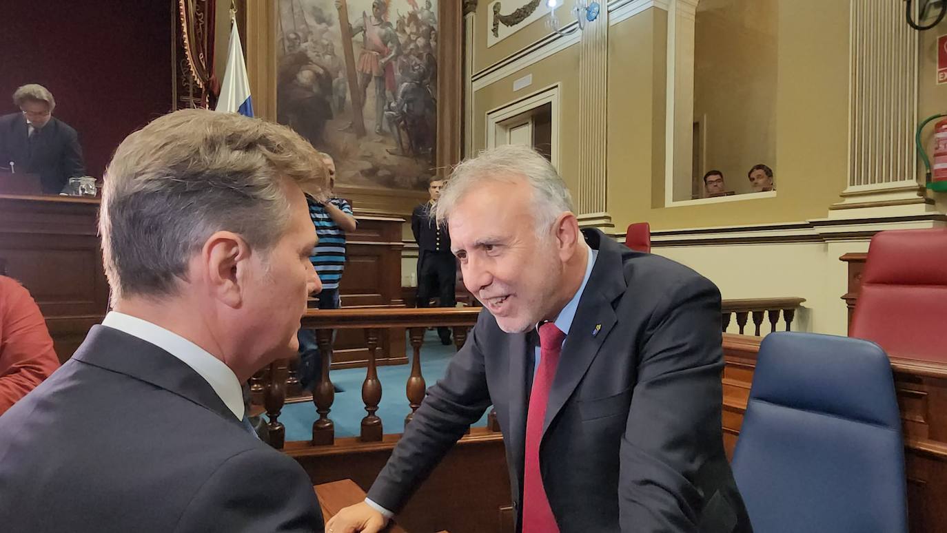 El inicio de la XI legislatura del Parlamento de Canarias, en imágenes
