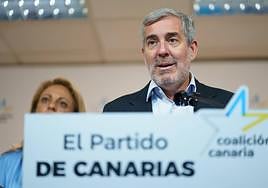 El secretario general de Coalición Canaria y candidato a la presidencia de Canarias, Fernando Clavijo.