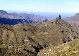 Vista de las cumbres, territorio del Patrimonio Mundial y la Reserva de la Biosfera.