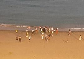 Imagen del momento en el que ocurrió el suceso.