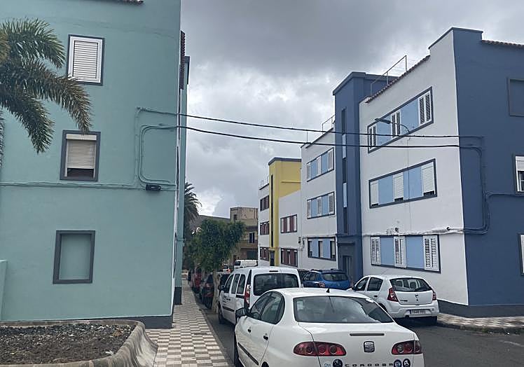 Casas sociales de El Ejido.