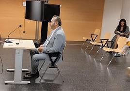 Empresario Ángel Ramón Tejera, este miércoles en sede judicial.