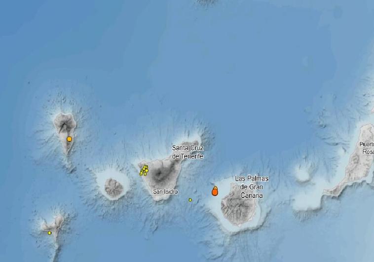 La ciencia no prevé que entre Gran Canaria y Tenerife se produzcan sismos de gran magnitud