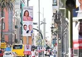 El PP volvió a elegir la terraza Tao para la presentación mientras que el PSOE optó por el parque de Santa Catalina.