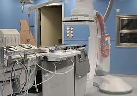 Unidad de Hemodinámica del Hospital Doctor José Molina Orosa.