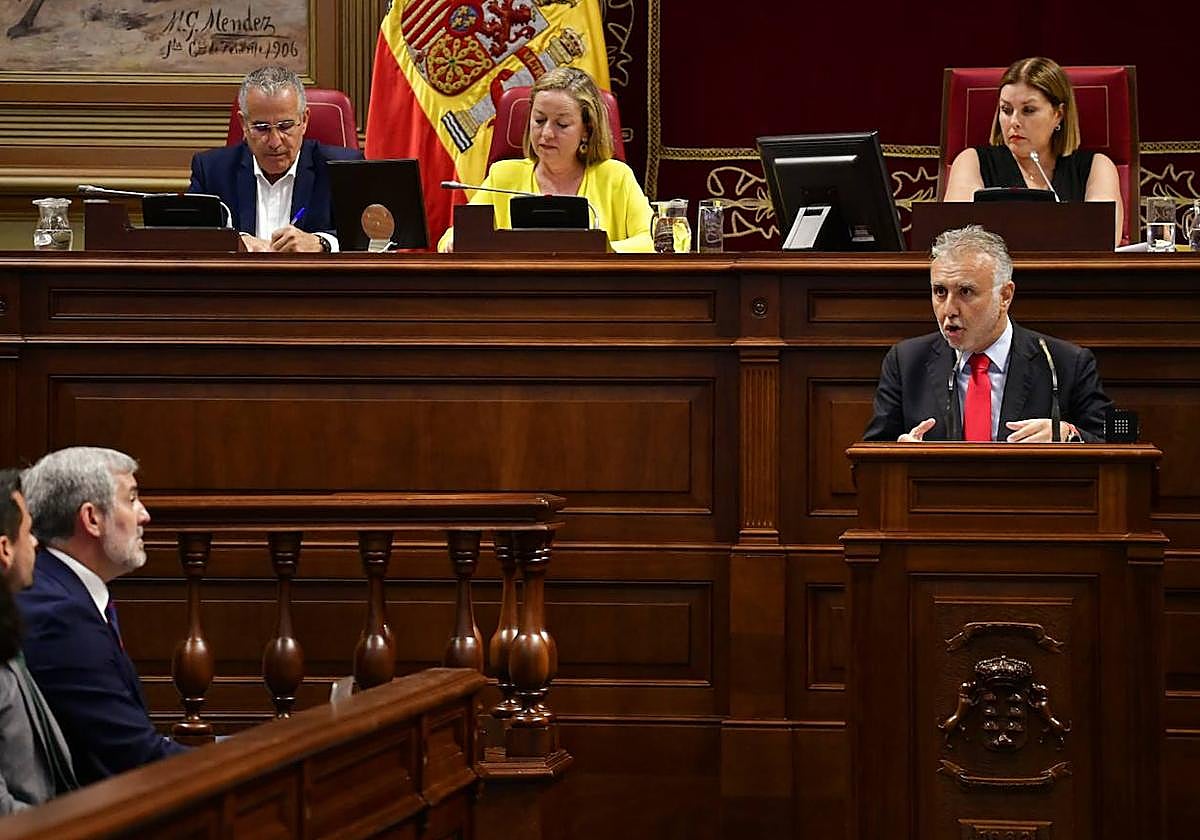 Torres defendió la gestión del Pacto de las Flores y retó a Clavijo a dejar una Canarias mejor de Ala que recibe.