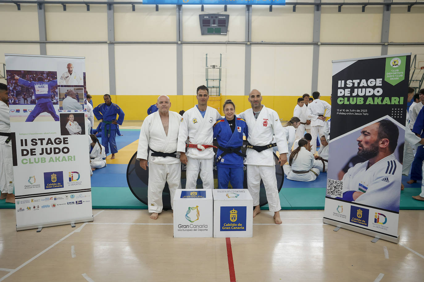 Imagen principal - Arranca con éxito el segundo Stage de Judo del Club Akari